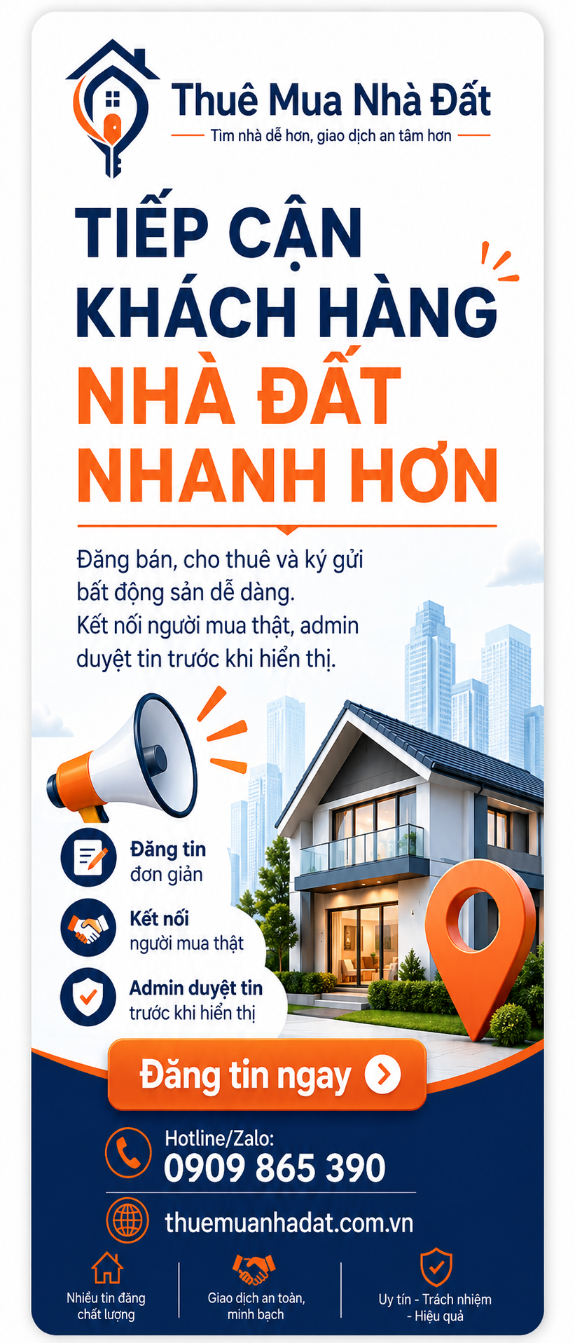 Tiếp cận khách hàng\nnhà đất nhanh hơn